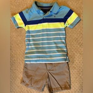 2T Tommy Shirt + Polo Shorts